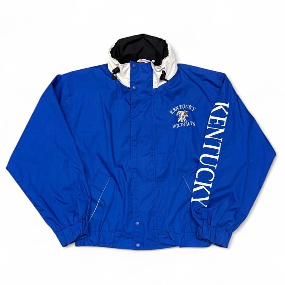 Kentucky Wildcats Vintage 90s Coaches Zip Up Jacket  Sz Large
